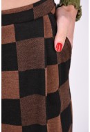 Pantaloni Dama Jdy Jdyjaco One Black/Brown Checks